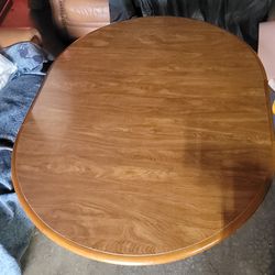 Dining table and cabinet