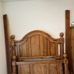 Bed Frame, Mattress And Box Spring