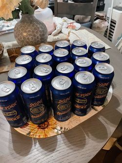 NY Knick Pepsi soda cans 16 oz
