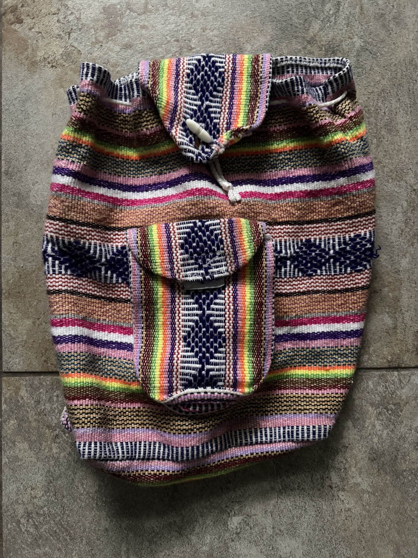 Pink Handmade Backpack