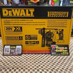 DEWALT 20V MAX XR Cordless Brushless 1 in. SDS Plus L-Shape Rotary Hammer (Tool Only)