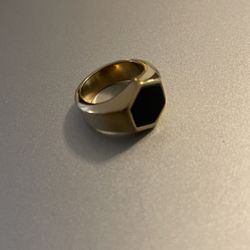 Gold And Black Ring 