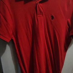 Us Polo Assn Red Shirt