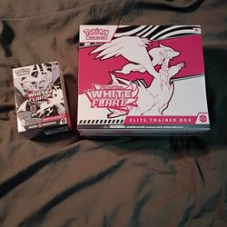 White Flare Elite Trainer Box And Booster Bundles