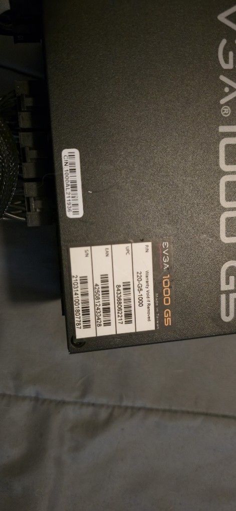 EVGA 1000 G5 Power Supply - $60 (Local Only)