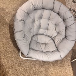 Gray Papasan Chair 