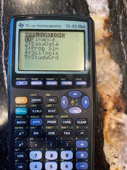 TI 83 plus graphing calculator