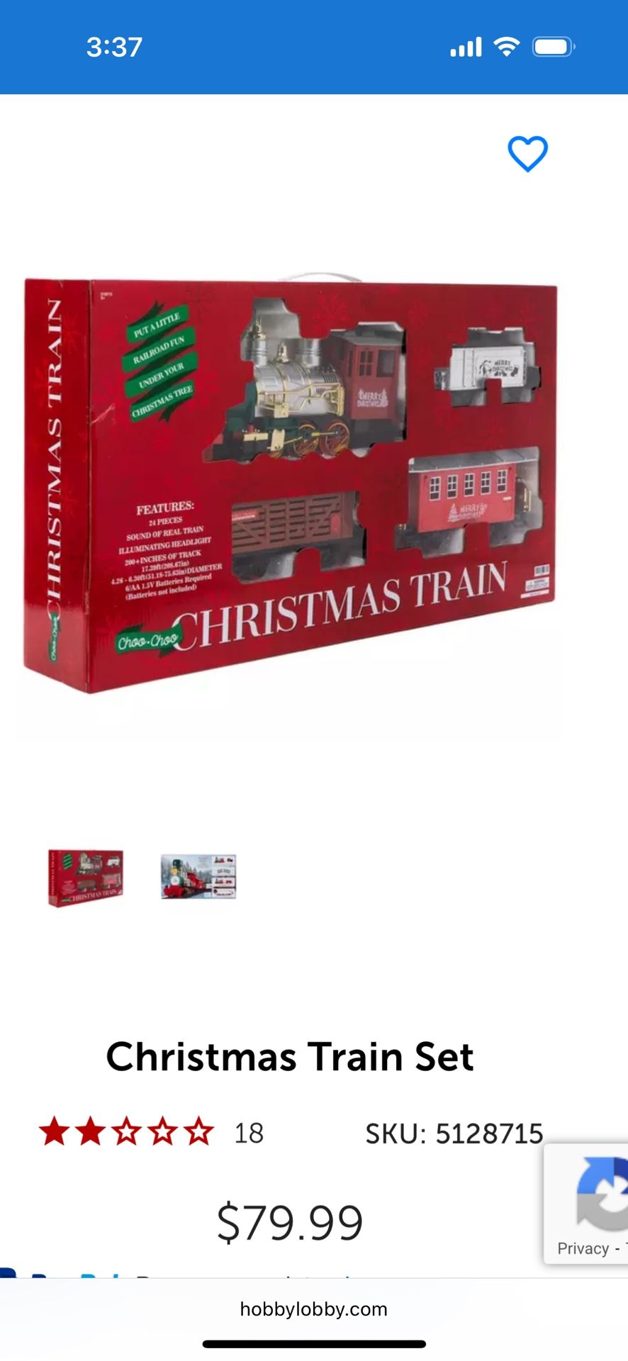 Christmas train