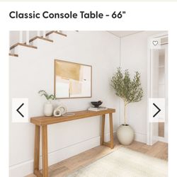 Entry Way table - 66 Inches