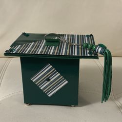 Modern Emerald & Stripe Gift Box