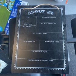ABOUT ME Board 