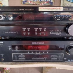 Reciver's  Sony And Pioneer 