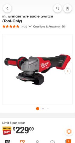 M18 Fuel Milwaukee Grinder