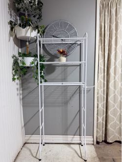 Bathroom organizer, over the toilet organizer