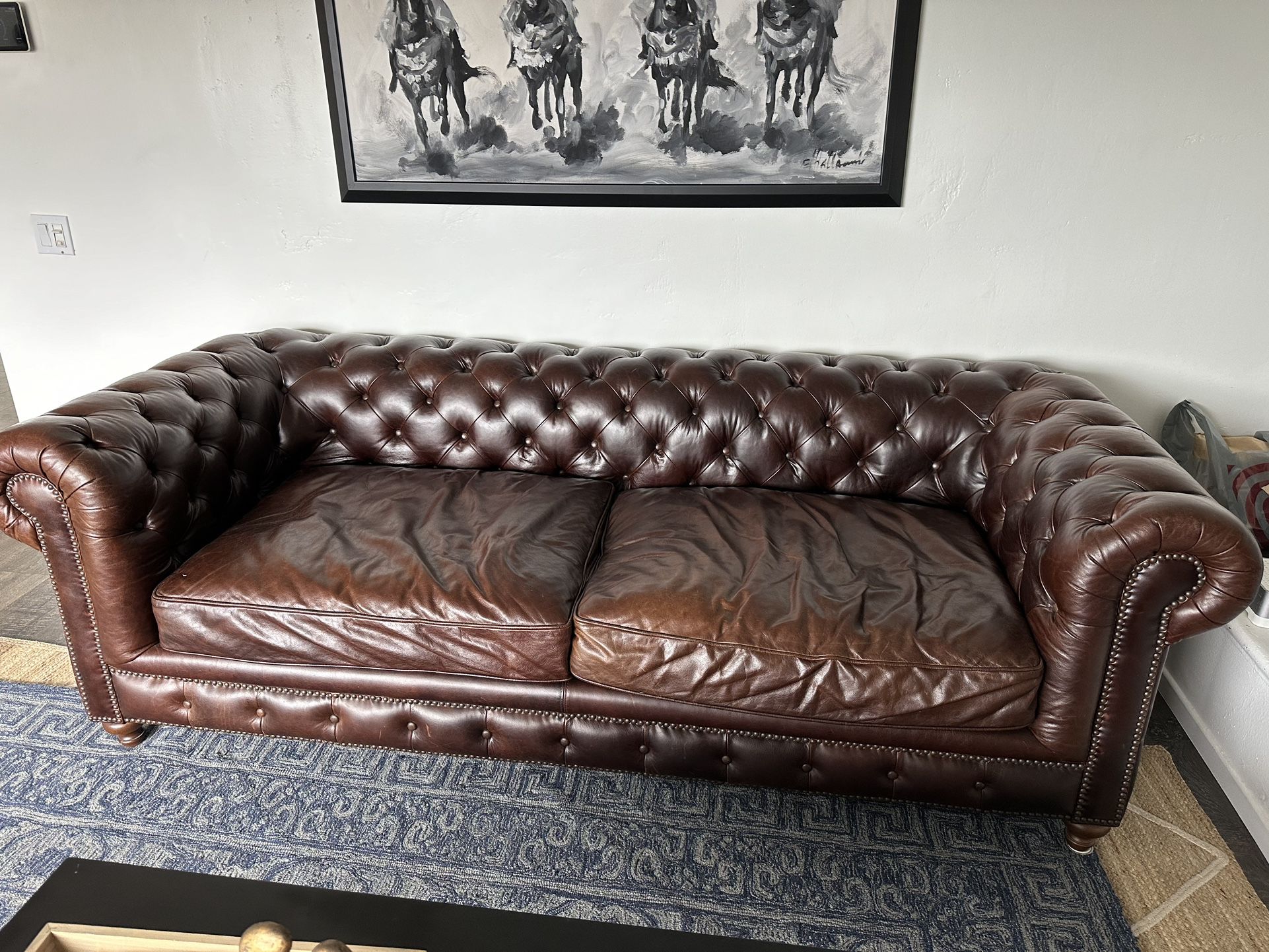 Leather Coach in great condition 