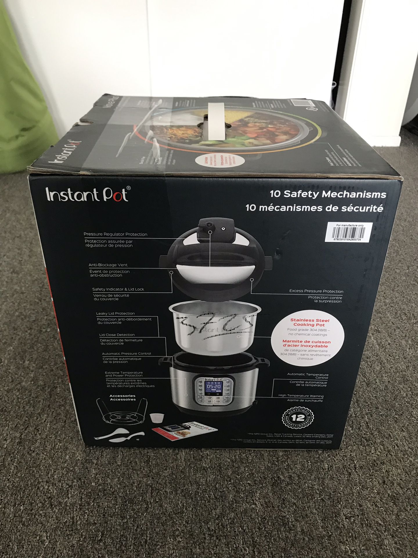 Brand new instant pot 6 pints 9 in one