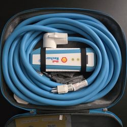 Shell Recharge Portable EV Charger - Level 1/2, 120V/240V - Carry Case Included