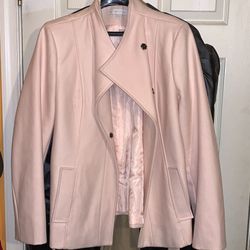 New York & Co Powder Pink Pea Coat
