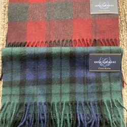  *FOR SALE-2 BRAND NEW Beautiful 100% PURE Cashmere Scarfs