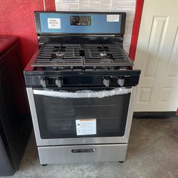  New Whirlpool 4 Burner Gas Stove 30” Wide 