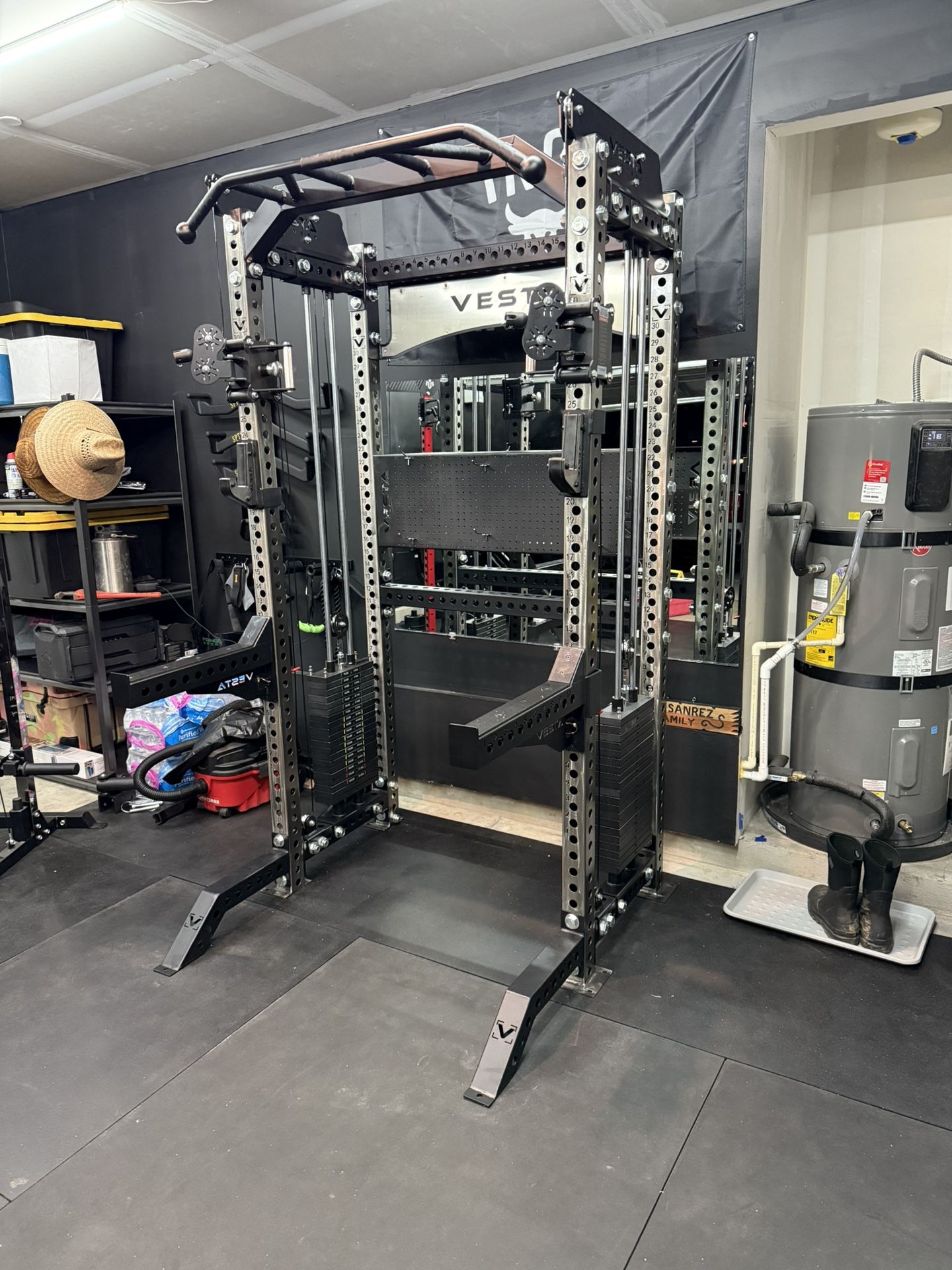 Vesta Fitness PRO SERIES 2 1 Ultimate Half Rack Functional Trainer/Gym Equipment/ Home Gym/ Fitness/ FREE DELIVERY 🚚