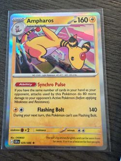 Ampharos Pokemon card