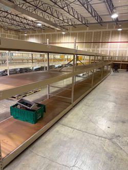 Large Commercial Metal Shelving Unit