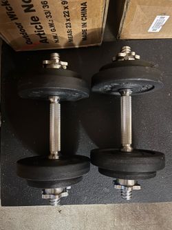 Yes4all 50 lb Adjustable Dumbbell Set