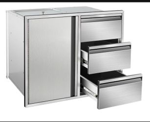 Door Combo Cabinet for Outdoor Kitchen Island(E530)
