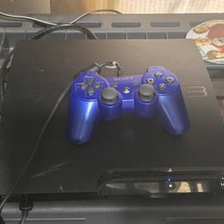 Sony PlayStation 3 Slim PS3 160GB CECH-2501A With Controller & All Cables Tested