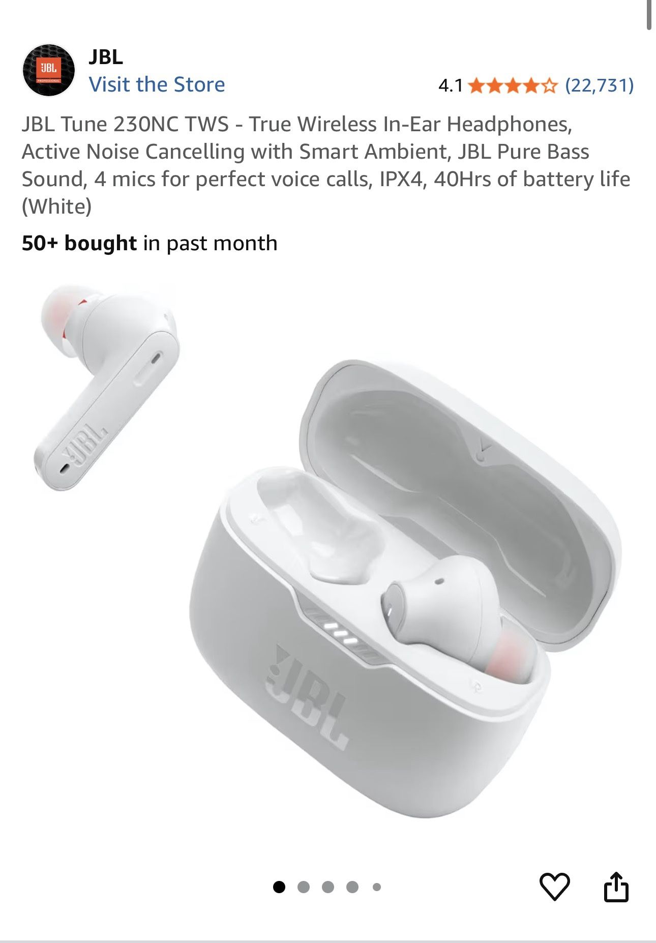 JBL Bluetooth Headphones 