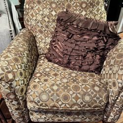 Recliner With Decorative Pillow