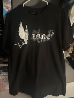 Vlone No Smoking Smoke Angel Skeleton Streetwear Tee