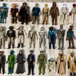 24 Vintage Star Wars Action Figures Originals 1977-'83