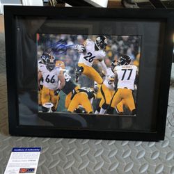 Autographed Le’Veon Bell Photo Pittsburg Steelers COA 