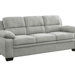 New Light Grey Sofa - 3 Person Couch - Read Description 