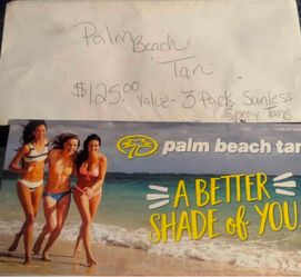 Palm Beach spray tan sessions x3