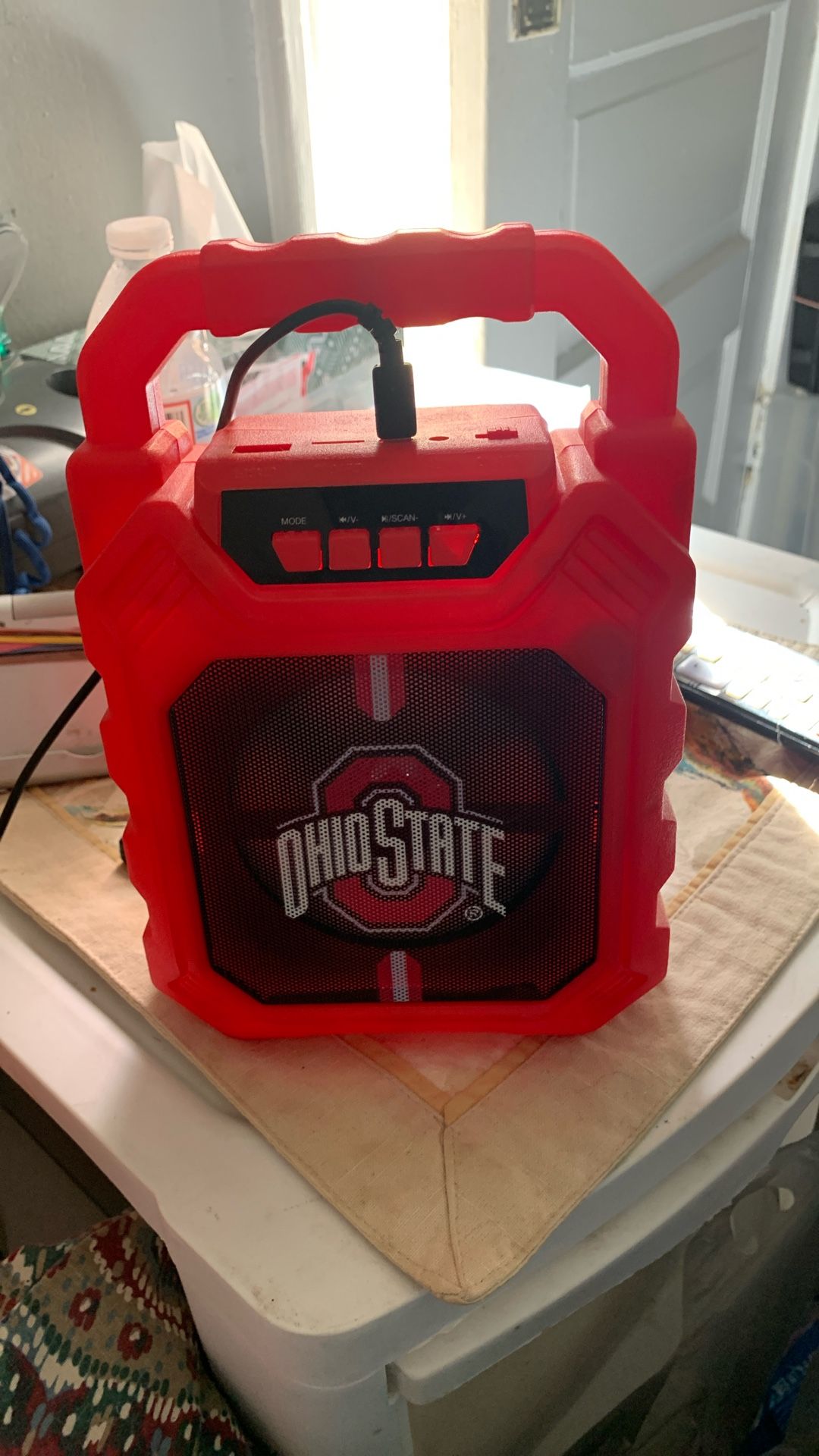 New. Ohio State FM Radio. USB. Tfcard DC 5 A U X
