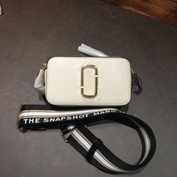 Marc Jacobs The Snapshot Crossbody Bag Cloud White Multi