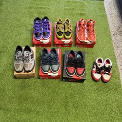 Lot of 7 Pairs Of Shoes Size 9.5/10