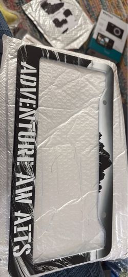 Adventure Awaits License Plate Frame