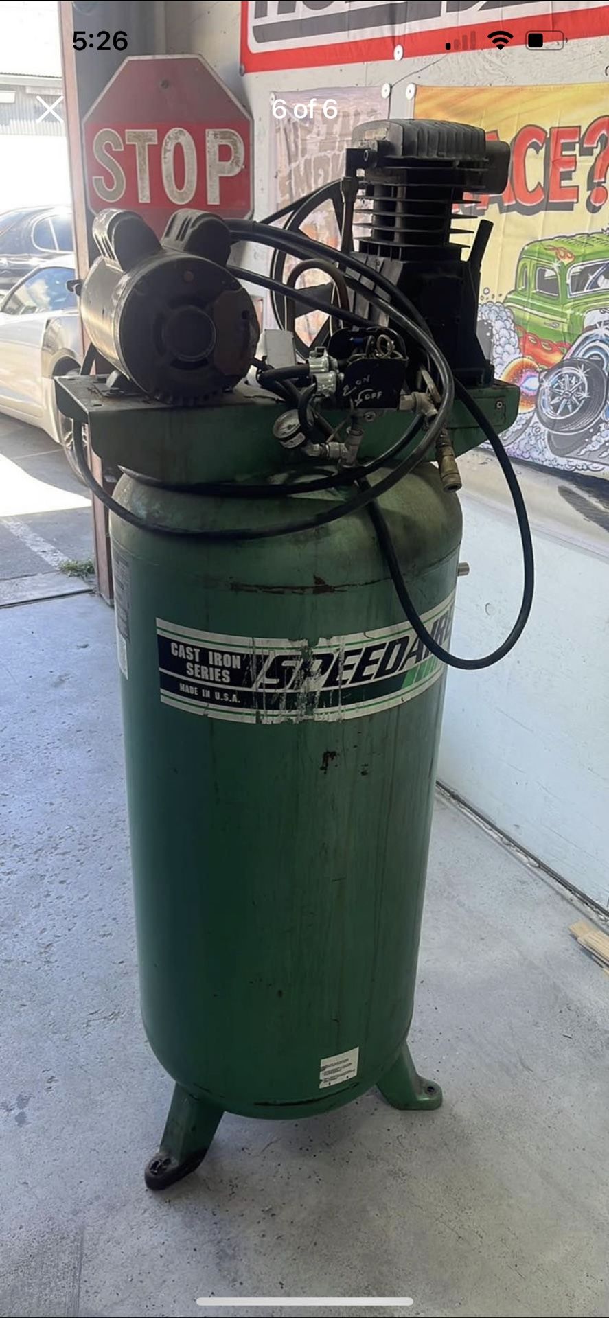 Speed AIR 60 Gallon Compressor 220