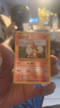Reverse Foil Holo Growlithe #17 Rare