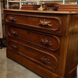 Victorian Dresser With Hidden Drawer