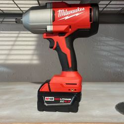 New Milwaukee Impact Wrench Brushless 1/2 W/ 5.0ah Battery ( No Charger-pick Up Only 