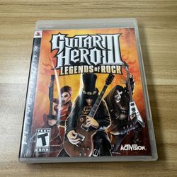 PS3 Guitar Hero 3