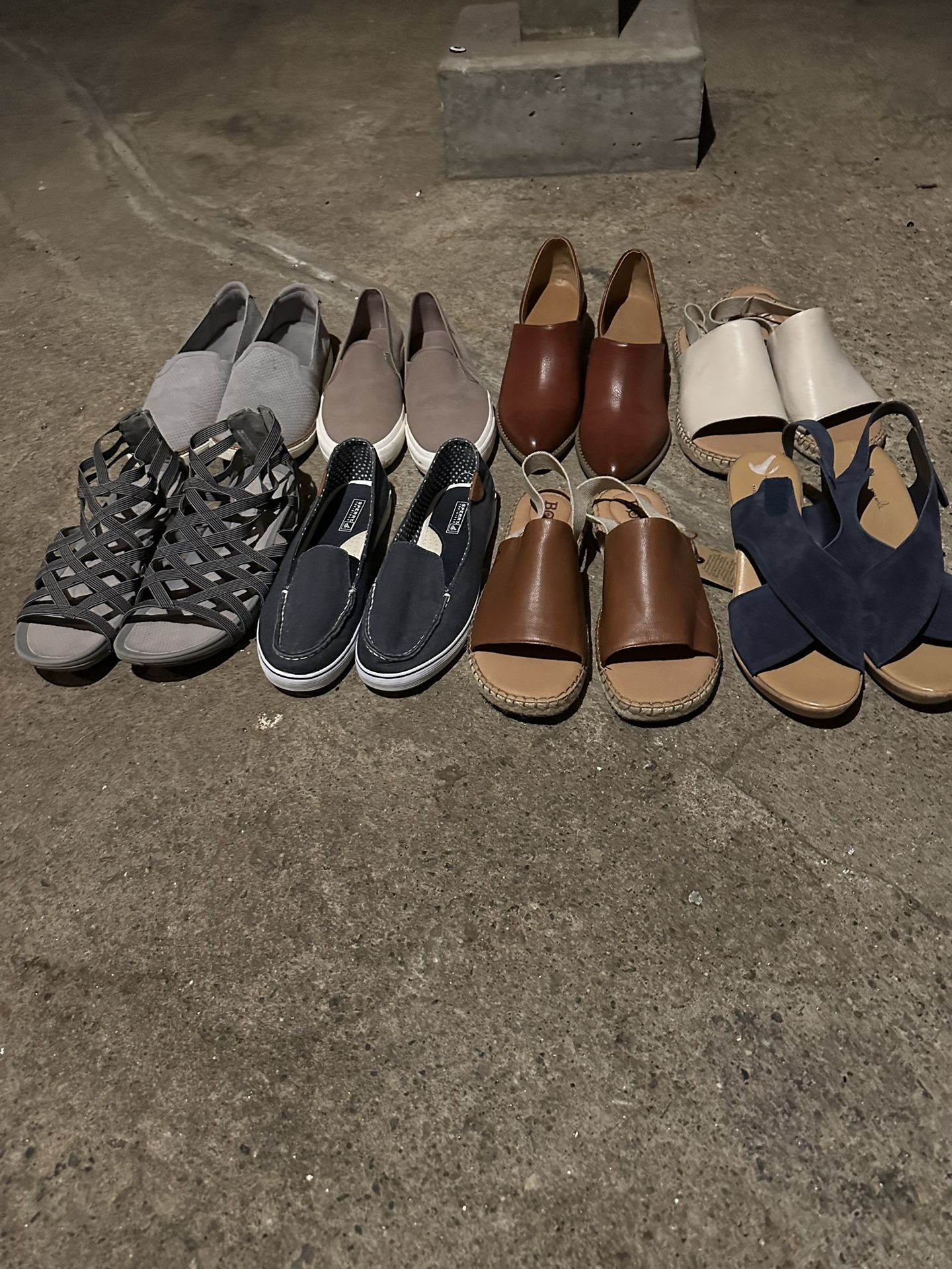 Women’s Shoes Size 9 /9w Most Brand New And Some Barely Worn . Take Them All For $65