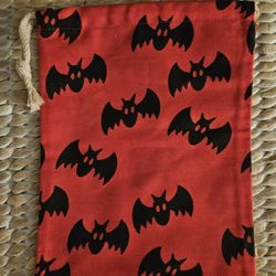 Makeup Bag with Bat Print Bat Bag 