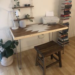 Handmade Wooden Wall Art / Desk