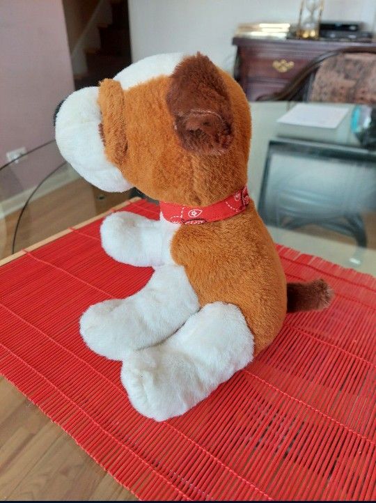 Barking Boxer Puppy From GUND. 10" Tall. Nice Gift For Valentine's Day.